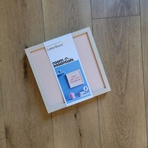 NWT Room Essentials Letter board- pink